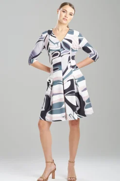 Natori Dresses-Abstract Dress