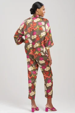 Natori Pajama Sets-Agathe Mandarin Silk PJ