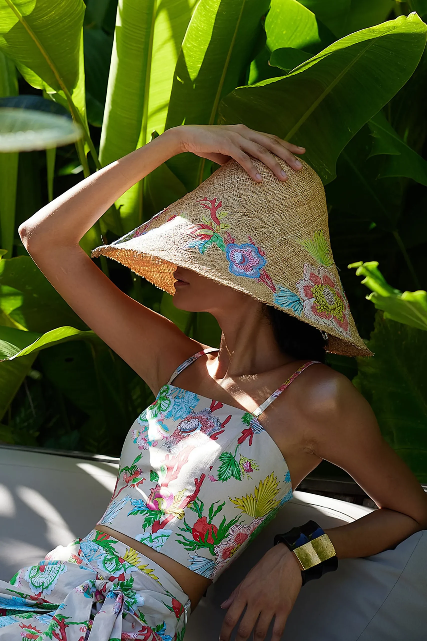 Natori Bustiers & Camis-Amanpulo Cotton Poplin Bustier