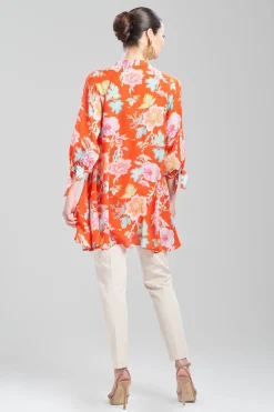 Natori Tops, Shirts & Tunics-Amanpulo Obi Silk Oversized Top