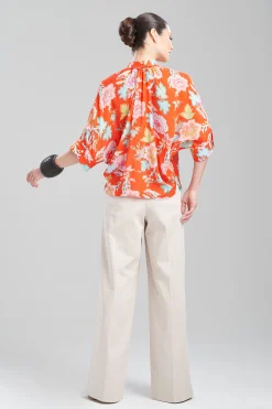 Natori Tops, Shirts & Tunics-Amanpulo Obi Silk Top