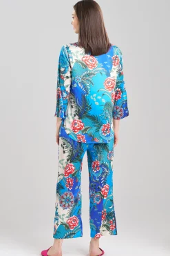 Natori Plus Sizes|Pajama Sets-Andalusia Satin PJ