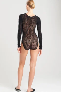 Natori Bodysuits & Bodywear-Animal Long Sleeve Bodysuit