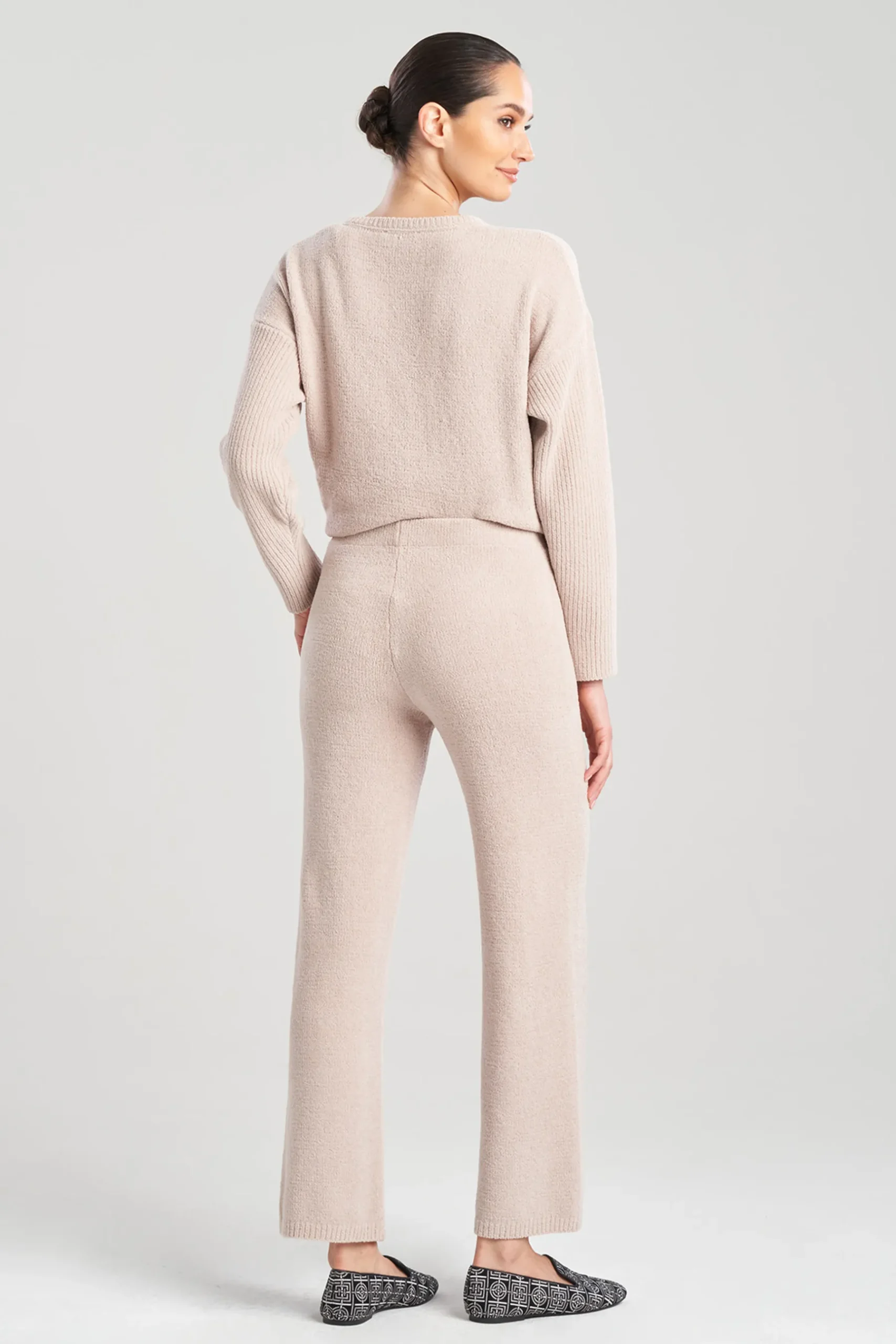 Natori Pajama Bottoms-Aura Solid Straight Leg Pants