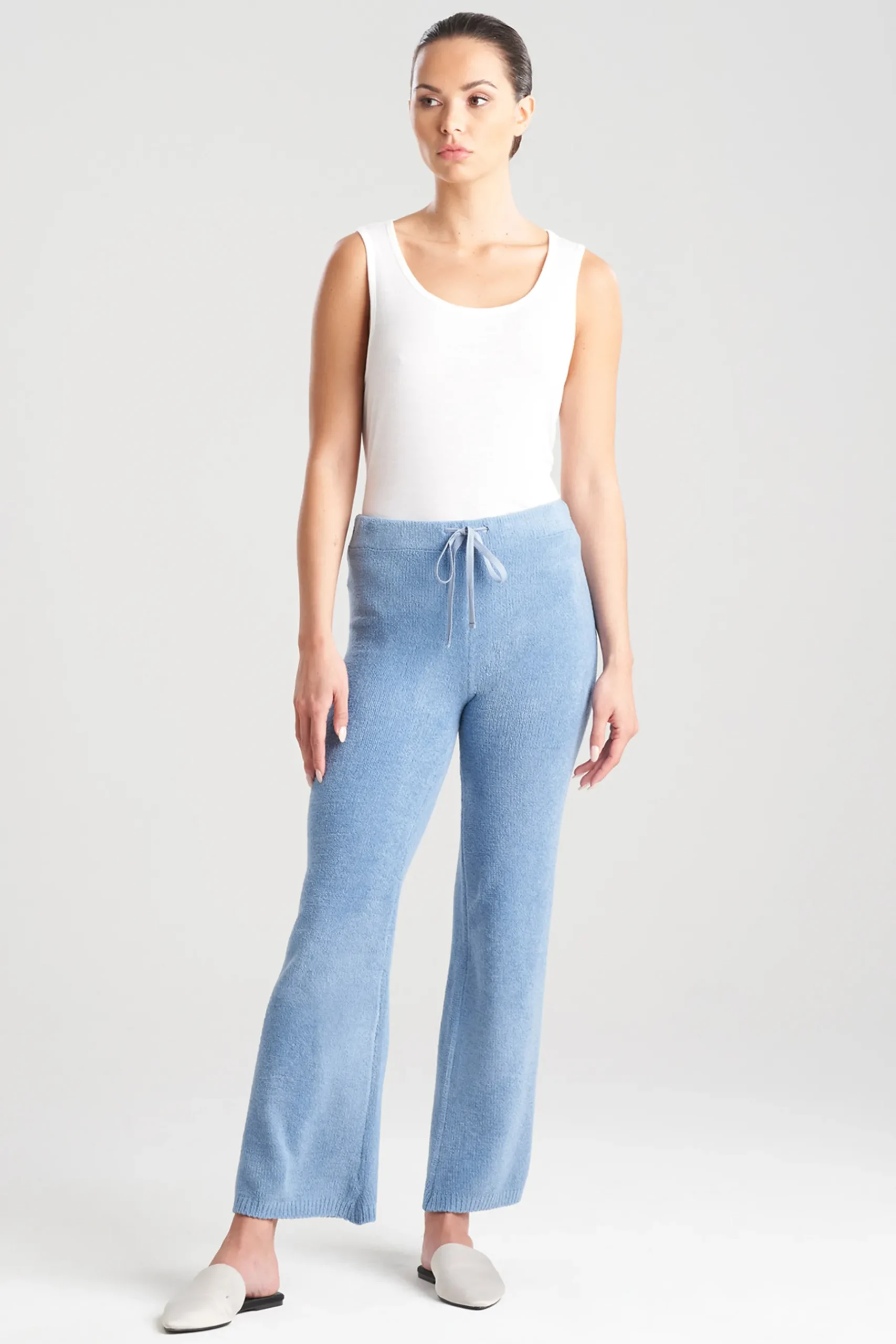 Natori Pajama Bottoms-Aura Solid Straight Leg Pants