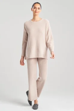 Natori Pajama Tops-Aura Solid Sweater