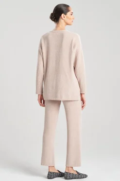 Natori Pajama Tops-Aura Solid Sweater
