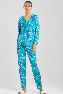 Natori Pajama Sets-Balsam Cozy Knit V-Neck PJ