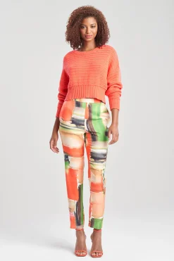Natori Tops, Shirts & Tunics-Beijing Textured Knit Crop Pullover Top