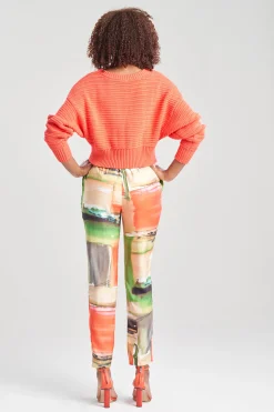 Natori Tops, Shirts & Tunics-Beijing Textured Knit Crop Pullover Top