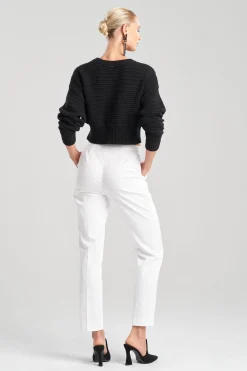 Natori Tops, Shirts & Tunics-Beijing Textured Knit Crop Pullover Top