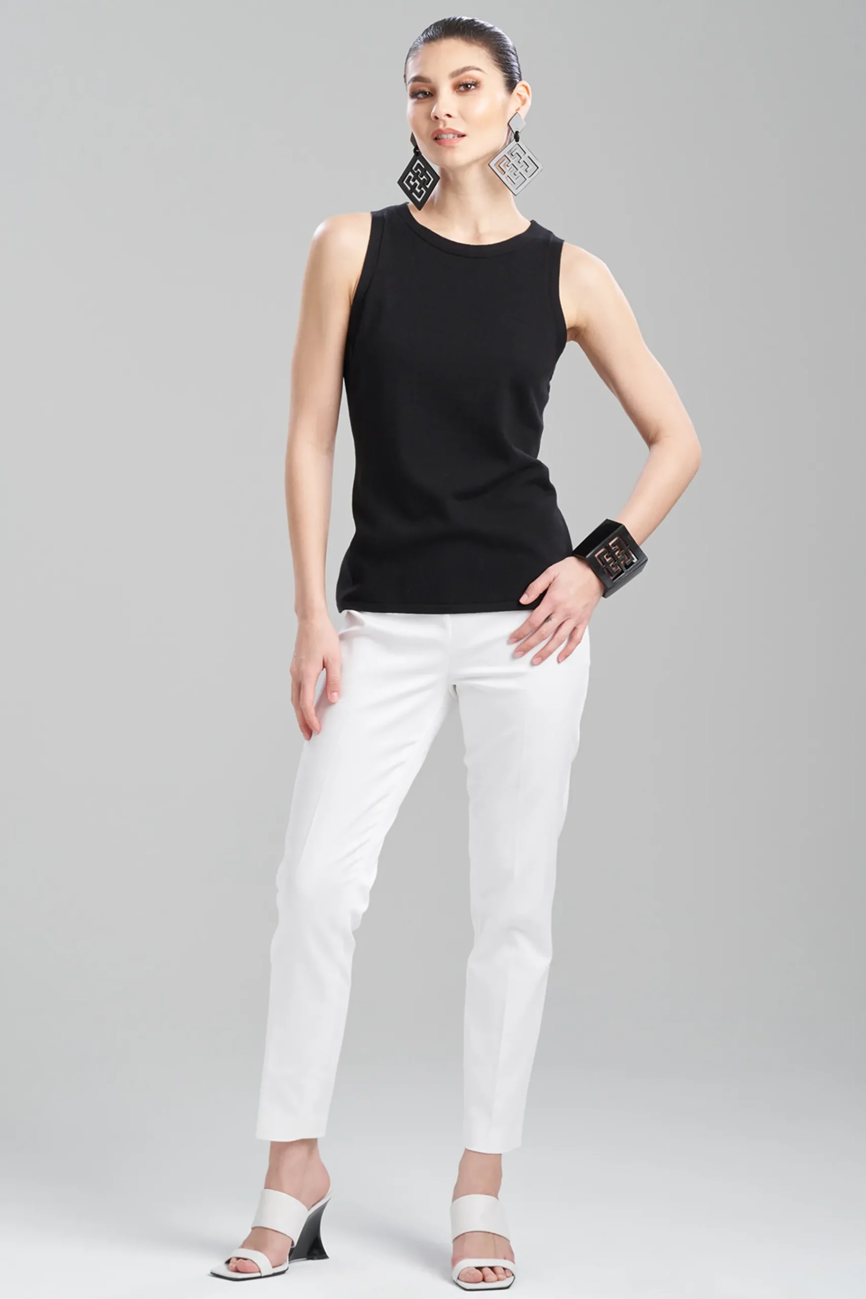 Natori Tops, Shirts & Tunics|Knitwear-Beijing Textured Knit Halter Top