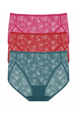 Natori Briefs-Bliss Allure One-Size Lace French Cut Brief 3-Pack