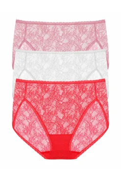 Natori Briefs-Bliss Allure One-Size Lace French Cut Brief 3-Pack