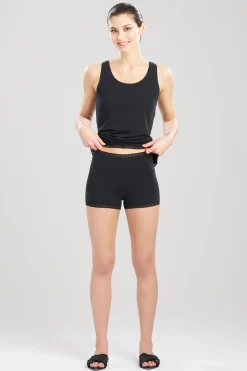 BOY Natori Boy Shorts|Pajama Bottoms-Bliss Cotton Shorts
