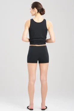 BOY Natori Boy Shorts|Pajama Bottoms-Bliss Cotton Shorts