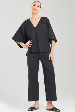 Natori Spa & Wellness|Lounge Tops-Bliss Essentials V-Neck Top