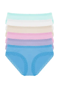 Natori Briefs-Bliss Girl Brief 6-Pack