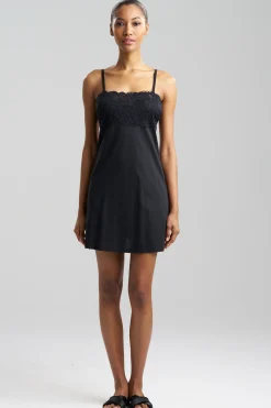 Natori Chemises|Chemises-Bliss Harmony Lace Applique Chemise