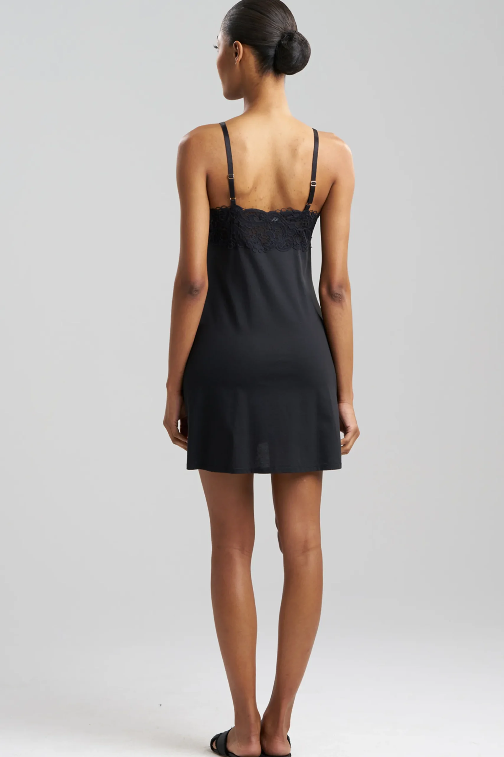 Natori Chemises|Chemises-Bliss Harmony Lace Applique Chemise