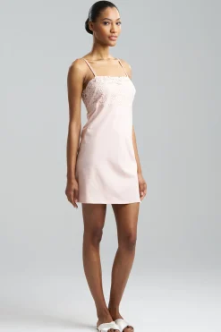 Natori Chemises|Chemises-Bliss Harmony Lace Applique Chemise