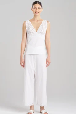 Natori Pajama Tops|Lounge Tops-Bliss Harmony Lace V-Neck Cami