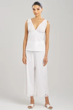Natori Pajama Tops|Lounge Tops-Bliss Harmony Lace V-Neck Cami