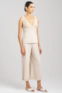 Natori Pajama Tops|Lounge Tops-Bliss Harmony Lace V-Neck Cami