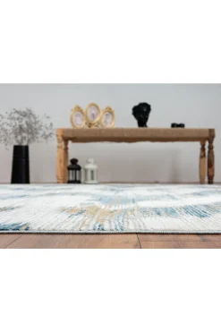 Natori Rugs-Bliss- Ikat Blue/Grey Rug