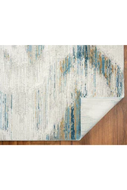 Natori Rugs-Bliss- Ikat Blue/Grey Rug
