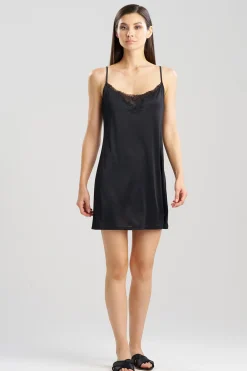 Natori Chemises-Body Doubles Lace Applique Chemise