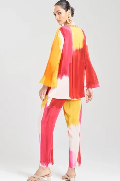Natori Tops, Shirts & Tunics-Bohol Embellished Silk Tunic Top
