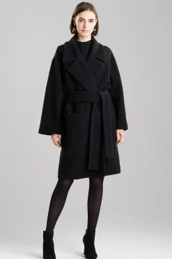 Natori Jackets & Outerwear-Boiled Wool Coat