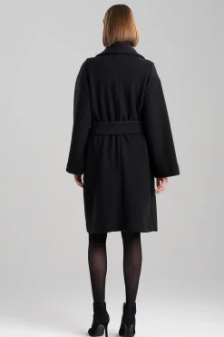 Natori Jackets & Outerwear-Boiled Wool Coat