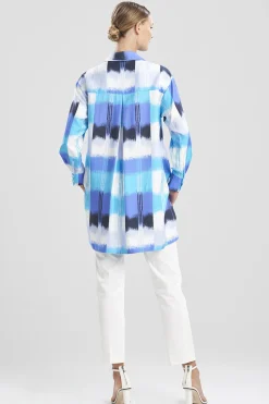 Natori Tops, Shirts & Tunics-Boro-Cotton Silk Oversized Shirt