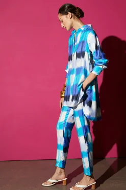 Natori Tops, Shirts & Tunics-Boro-Cotton Silk Oversized Shirt