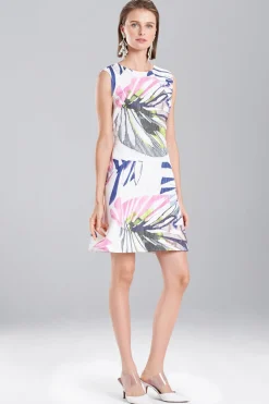 Natori Dresses-Botanical Palms Dress
