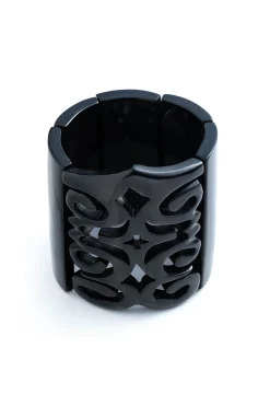 Natori Bracelets-Buffalo Horn Cut Out Bangle