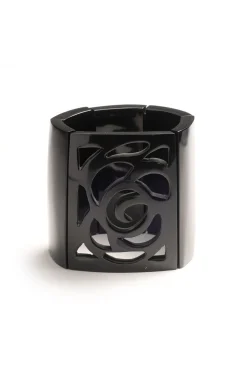 Natori Bracelets-Buffalo Horn Square Scroll Bangle