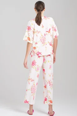 Natori Pajama Sets-Butterfly Garden V-Neck PJ