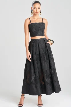 Natori Bustiers & Camis-Calado Embroidery Cotton Bustier
