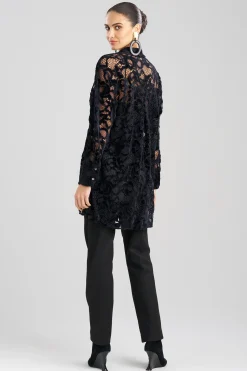 Natori Tops, Shirts & Tunics-Chenille Oversized Half Placket Shirt