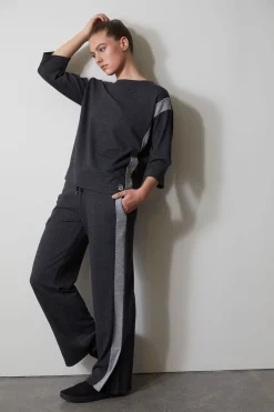 Natori Tops|Athleisure-Chi 3/4 Sleeve Top