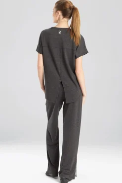 Natori Tops|Athleisure-Chi Split Back Top