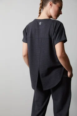 Natori Tops|Athleisure-Chi Split Back Top