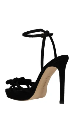 Natori Pumps-Chizu Suede Knotted Bow Platform Heel