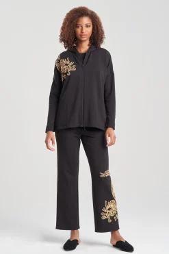 Natori Cardigans & Hoodies-Cocoon Embroidered Dragon Hoodie