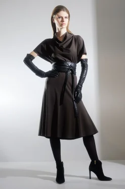 Natori Pants, Skirts & Shorts|Knitwear-Compact Knit Flair Skirt