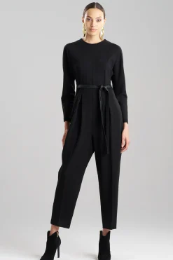 Natori Jumpsuits-Compact Knit Jumpsuit