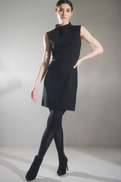 Natori Dresses-Compact Knit Sheath Dress